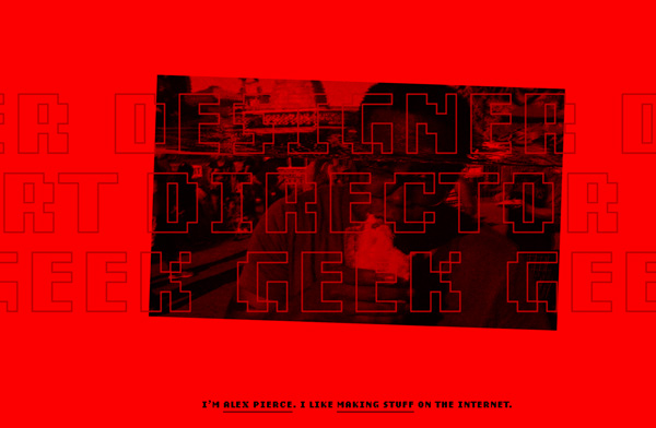 screenshot of website thegeekdesigner.com