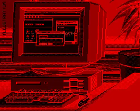 web design inspired from 90 tech computer