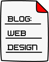 Icon that leads to my blog: unusual web design trends
