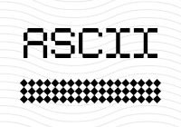 Image displaying the text: Ascii
