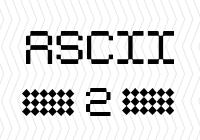 Image displaying the text: Ascii 2