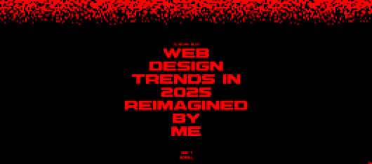 Animated preview of scrolling and layout for the project.